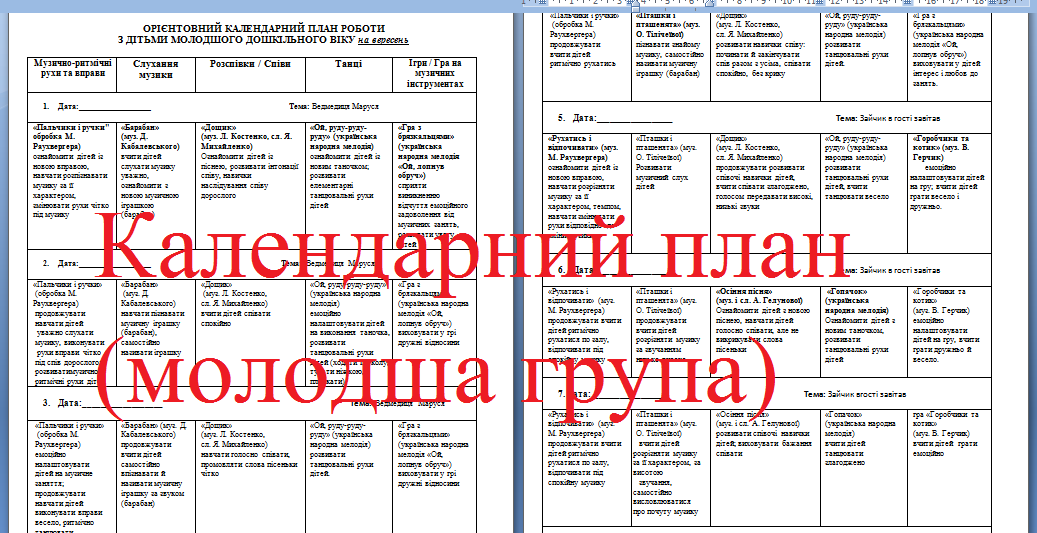 К. молодша група